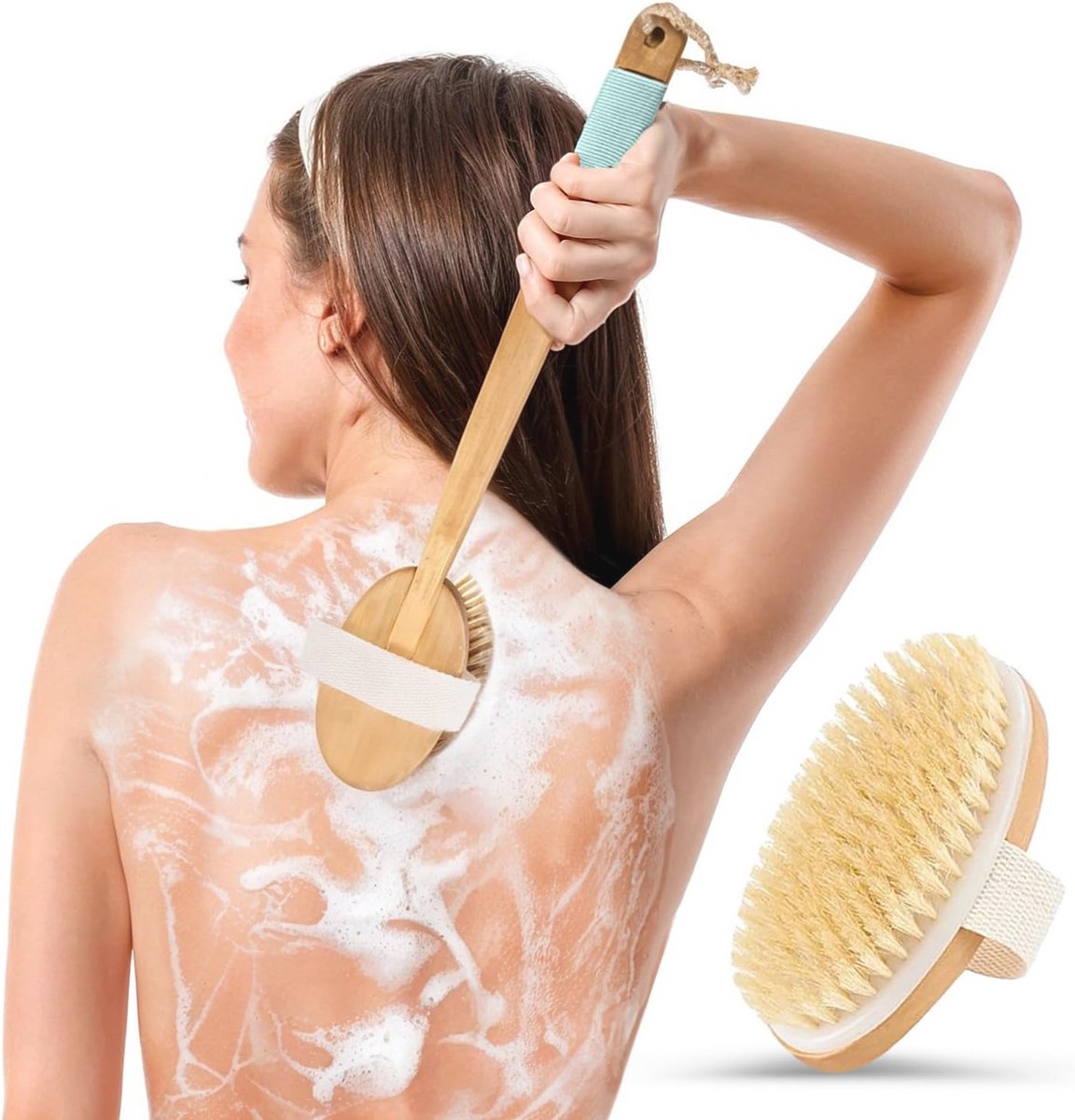 Droogborstel en Lichaamsborstel voor Huidverzorging en Massage