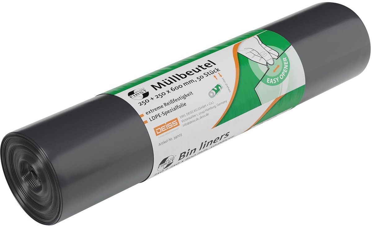 Vuilniszakken LDPE, 30L, 50 stuks/rol - Duurzaam en efficiënt