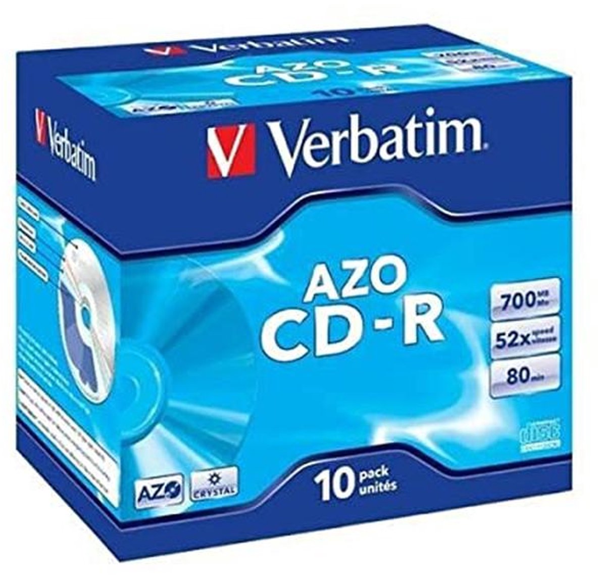 CD-R 700 MB 10 stuks - Hoge kwaliteit schrijfbare schijven