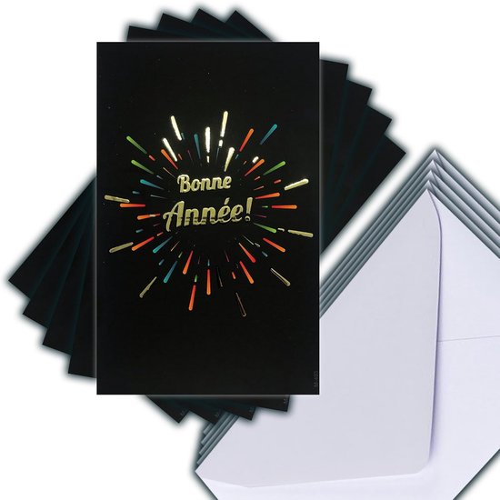 1Pack Kant Dank U Koeienhuid Wenskaart 6 Stickers