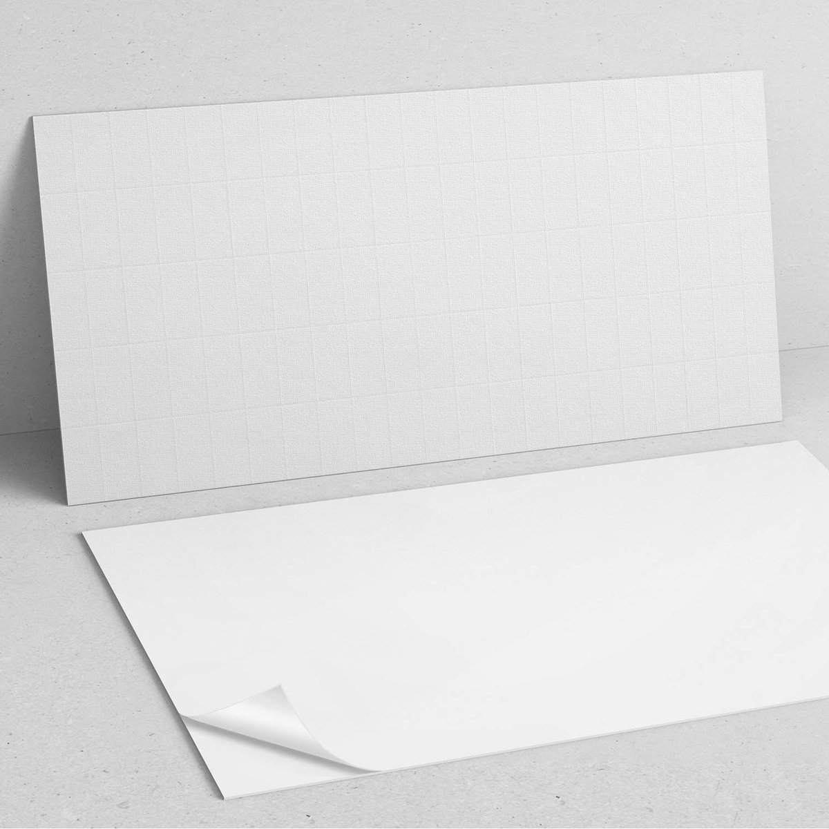 Coloray Wandpanelen Zelfklevend - Lichte rechthoekige tegels PVC Wandpanelen - 120 cm x 60
