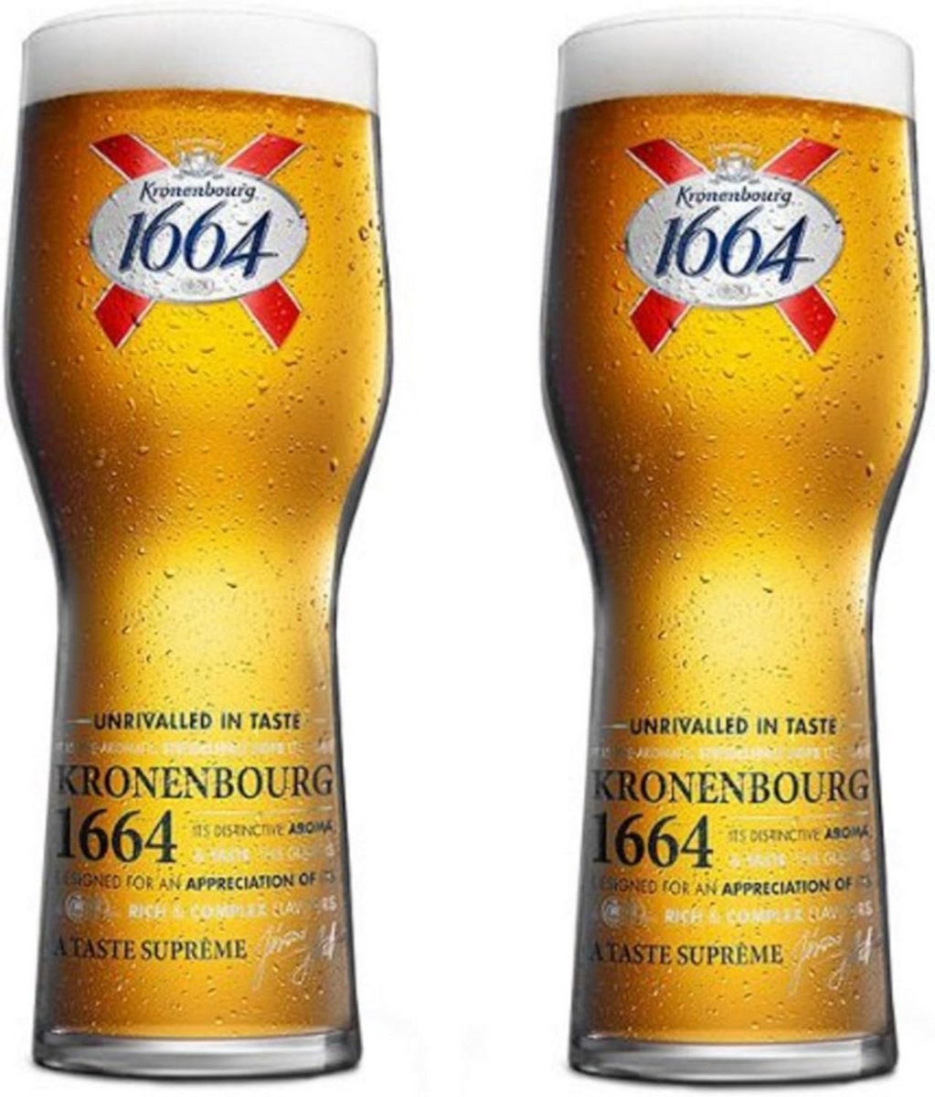 Bierglas Set van 2 - 570ml - Perfect voor Bierliefhebbers