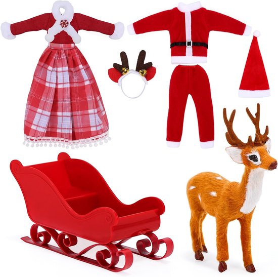 Kerst elf overzet schoenen kind