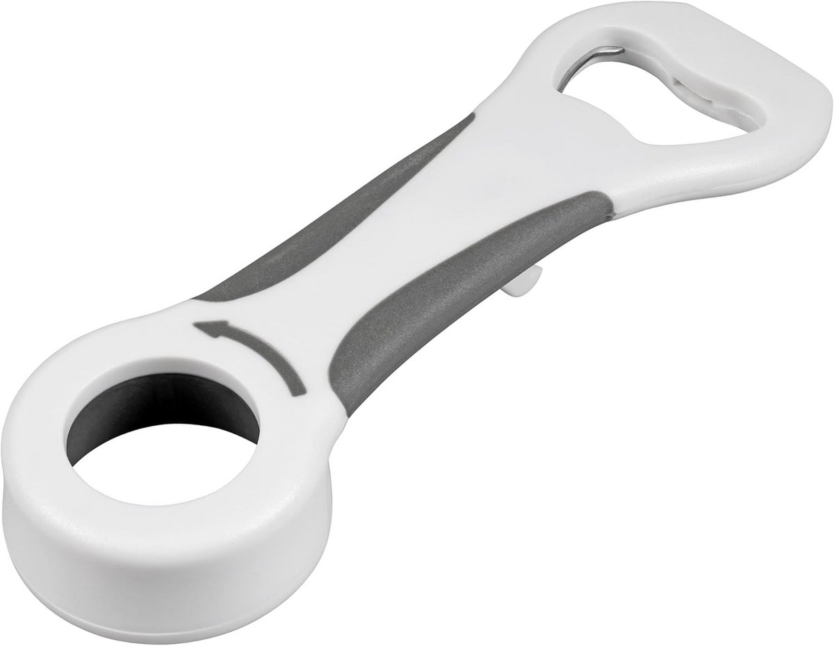 Multi Opener - Wit/Grijs - Perfect voor het openen van verschillende verpakkingen
