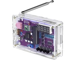 Omslag van OIMG Elektronische FM-radio-set - solderen praktijkkit - FM Radio Kit - Complete Doe-Het-Zelf Bouwpakket voor FM-Radio Enthousiastelingen DIY - radio - FM-radioset - lasprojecten voor leren en onderwijzen (met behuizing)