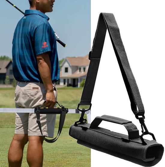 Sac de transport portable pour clubs de golf - Mini sac de transport pour clubs de golf - Sac de golf - Facile à transporter - Sac bandoulière portable - Sacs de golf