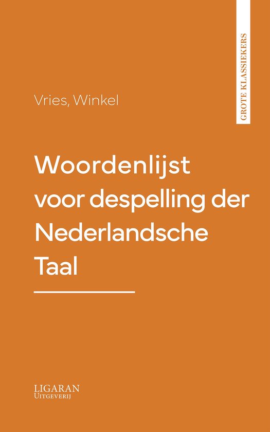 Woordenlijst voor de spelling der Nederlandsche Taal - cover