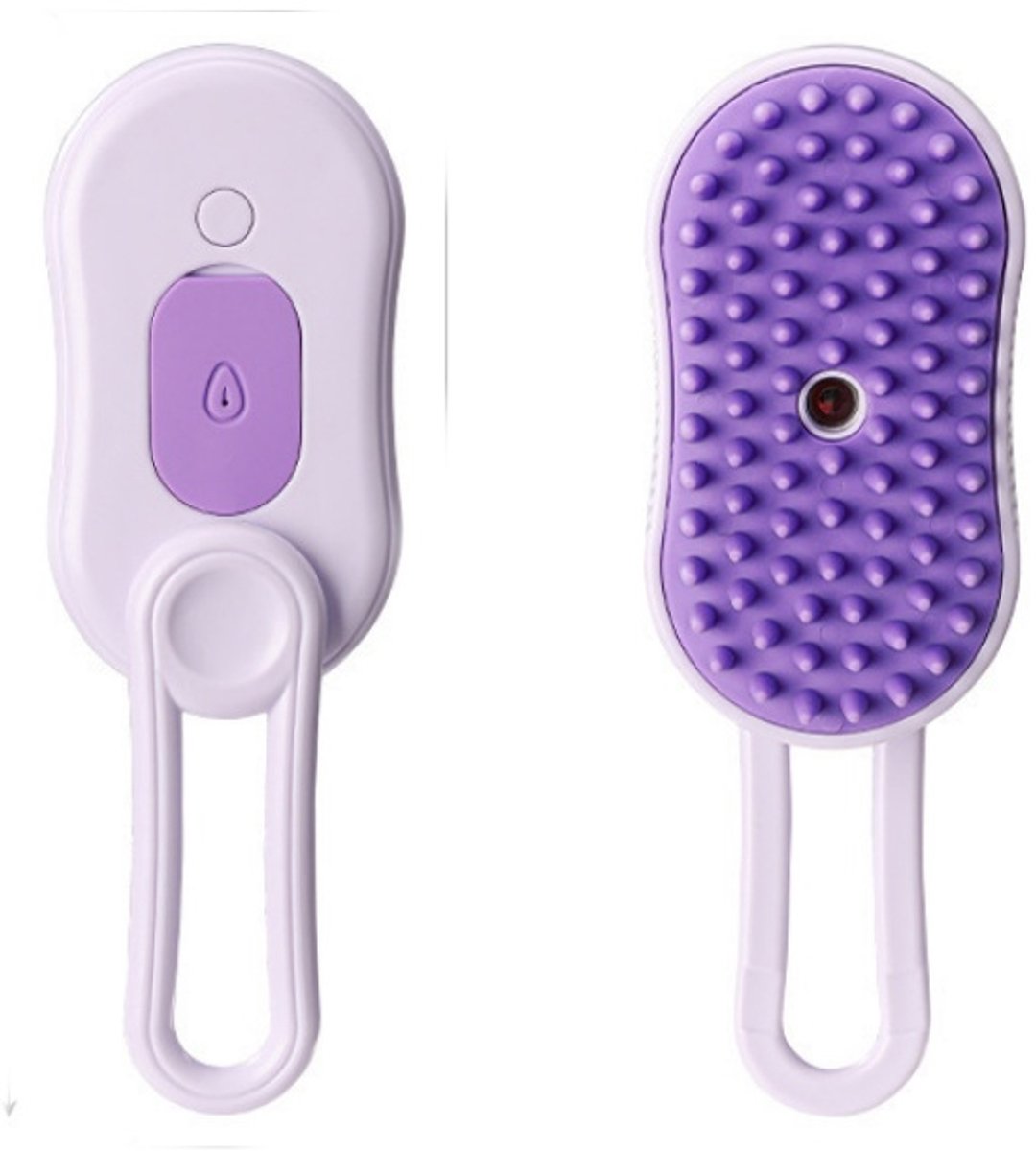 longziming -3-in-1 Katten Stoomborstel met Waternevel – Anti-Haaruitval Massagekam voor Kat en Hond – Verwijdert Losse Haren, Ontwart Vacht & Verzorgt met Zachte Stoom – Huisdierborstel voor Dagelijkse Verzorging
