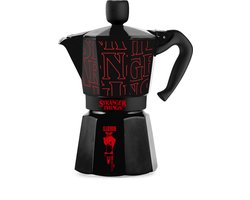 Bialetti Stranger Things - Percolator - Moka Express 6 kops - Aluminium - Met Stranger things sound effect