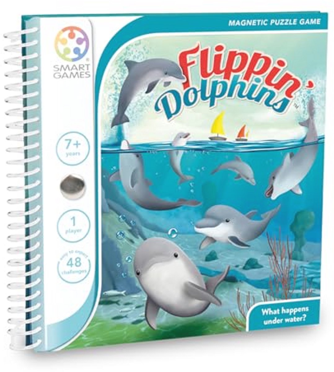 Delfin Puzzel Spel voor Kinderen - 48 Leuke Puzzels voor Thuis en Onderweg