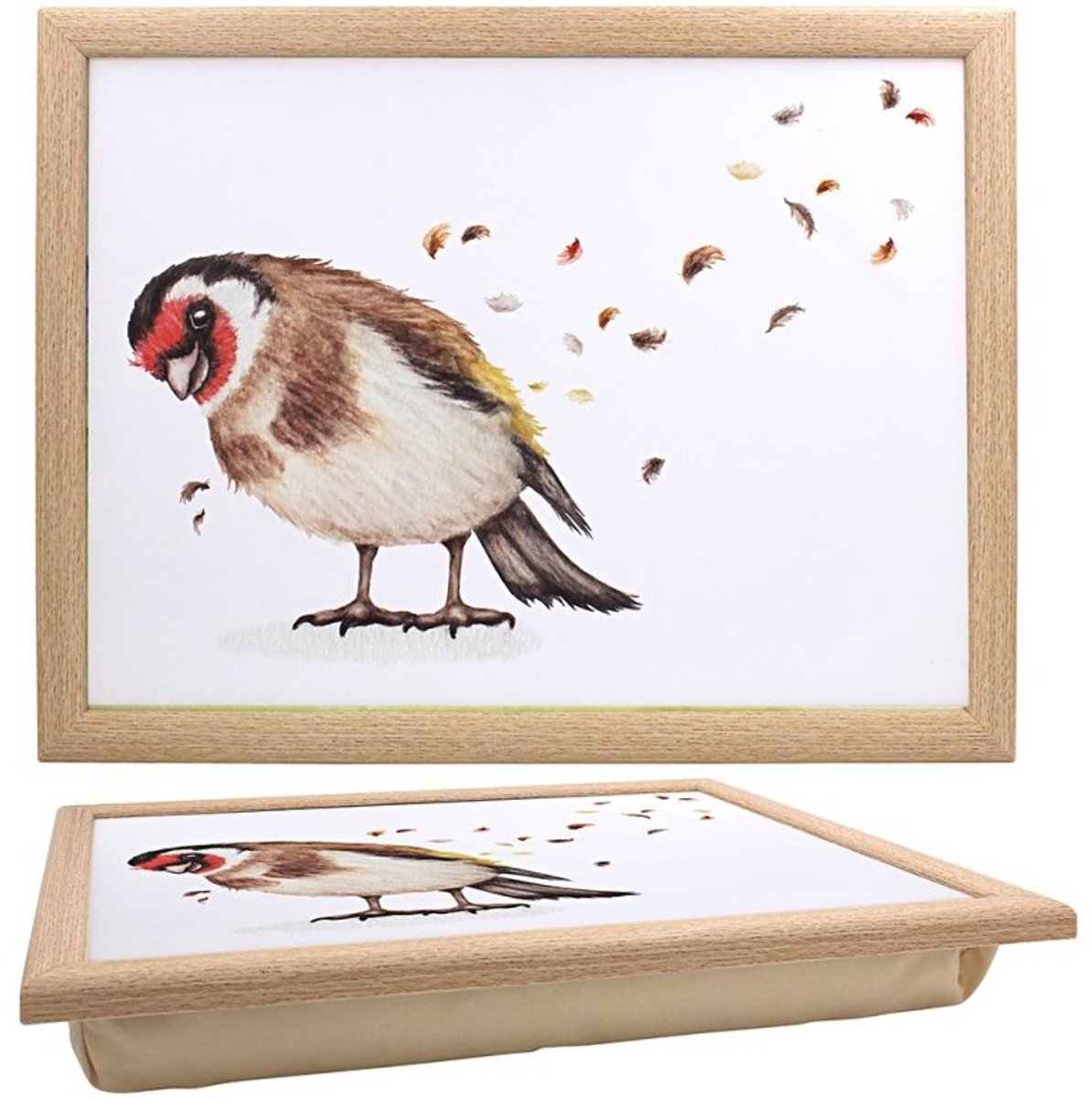 Cosy Creations Schootkussen - Laptray vogel putter 44 x 33 x 6 cm