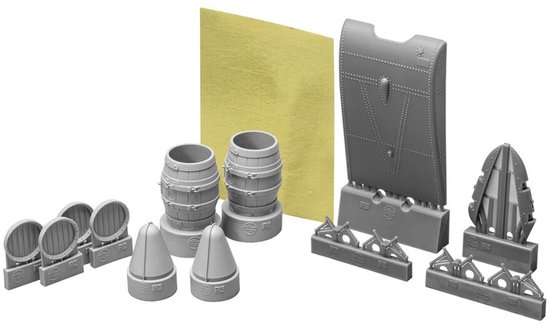 Kit de Avions Airfix - 17001A Supermarine Spitfire Mk.Ixc - Flying Dray - Avion de chasse britannique de la Seconde Guerre mondiale - Avec verre à bière en plastique exclusif - 1:24