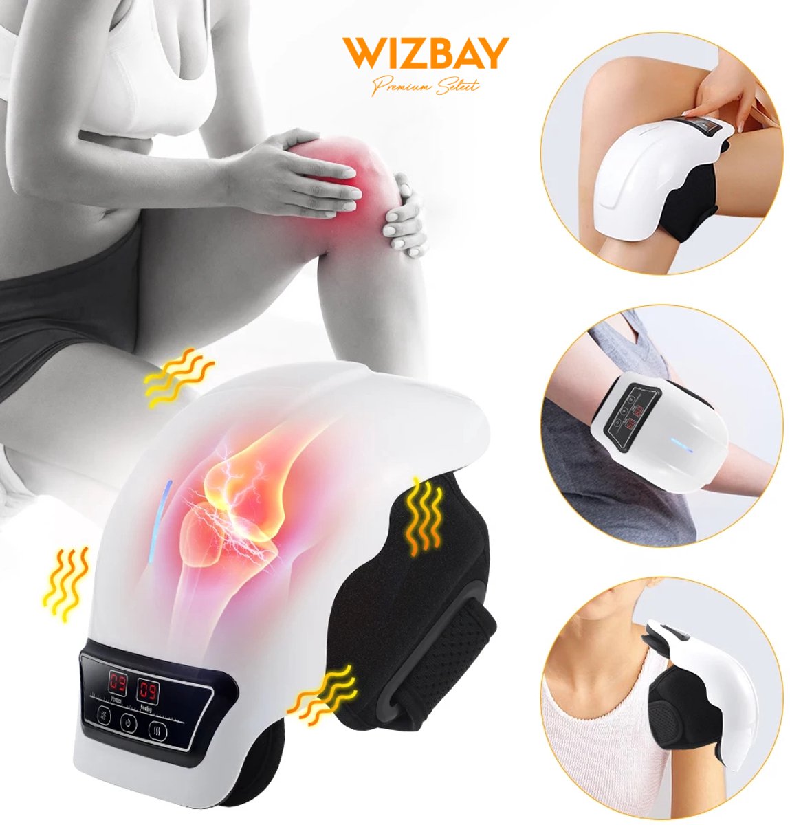 WizBay Premium Select 3 in 1 Infrarood Massager met - afbeelding 3