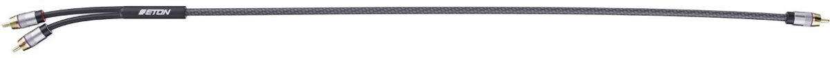 Eton RCAU-Y – High-End 2-naar-1 RCA Y-splitterkabel 0,75m met OFC koper en 24K vergulde connectoren