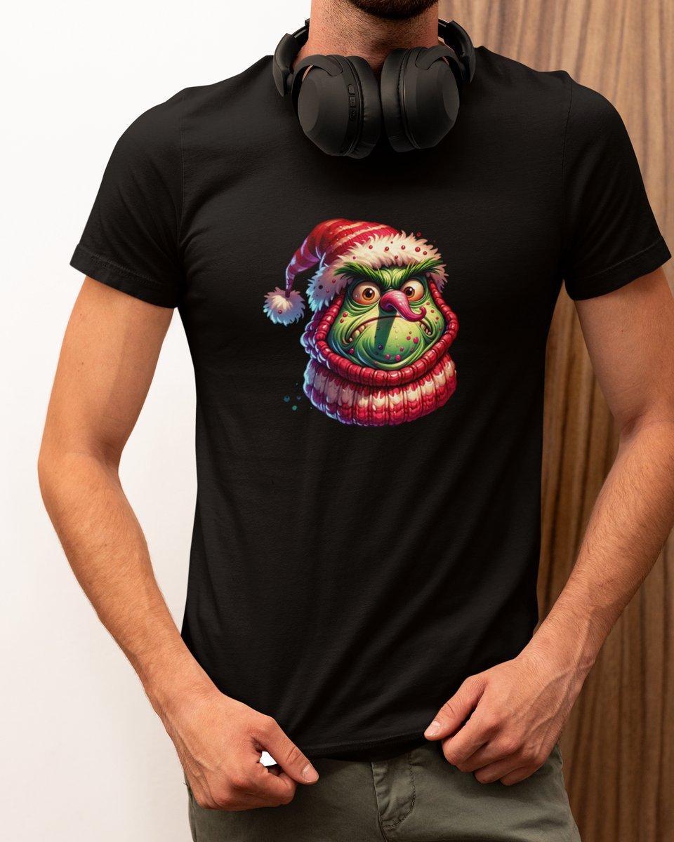 Grumpy Kerst - Kerst T-shirt Zwart - Grappig T-shirt - Maat XL - Kerst Cadeau Mannen - Limited Edition