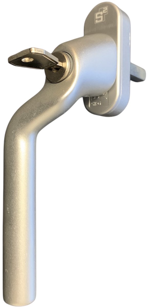 Veilig - raamsluiting links - draai/kiep - afsluitbaar met sleutel – stift 7 x 40 mm