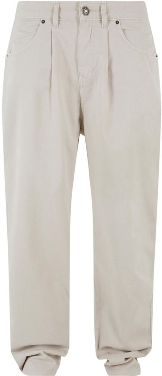Urban Classics Organic Skater Chino Broek rechte pijpen Taille 28 inch Grijs