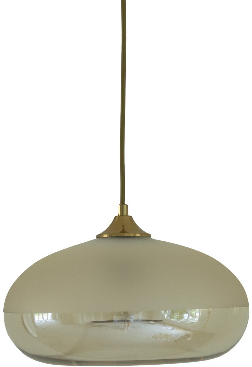 ByMus - Hanglamp - Jade - Champagne - Modern - Elegant - 28x14 cm - E27