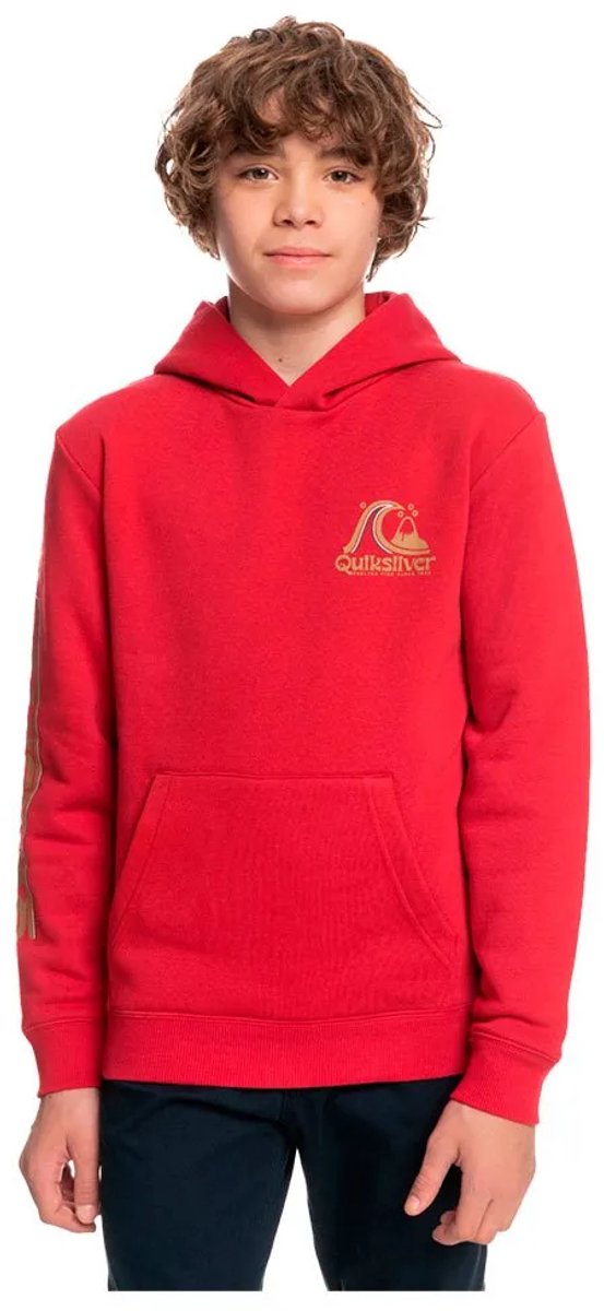 Quiksilver Rolling Circle Sweatshirt 10 Years Jongen Chili Pepper