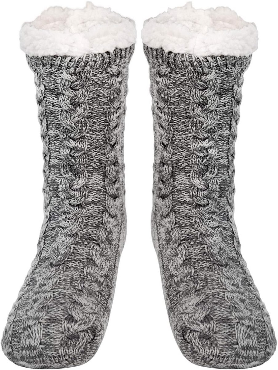 Zachte Fleece Slipper Sokken voor Mannen - Warm en Gezellig voor Winter