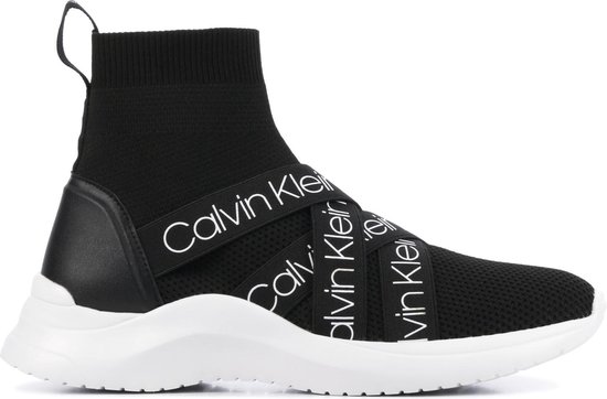 Calvin Klein Vrouwen Sneakers - Umney - Zwart - Maat 39 | bol.com