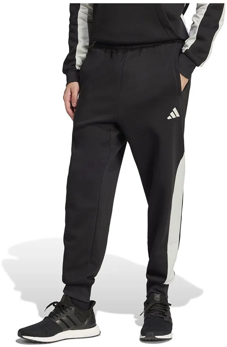 Adidas Seasonal Essentials Colorblock Broek S Regular Man Zwart