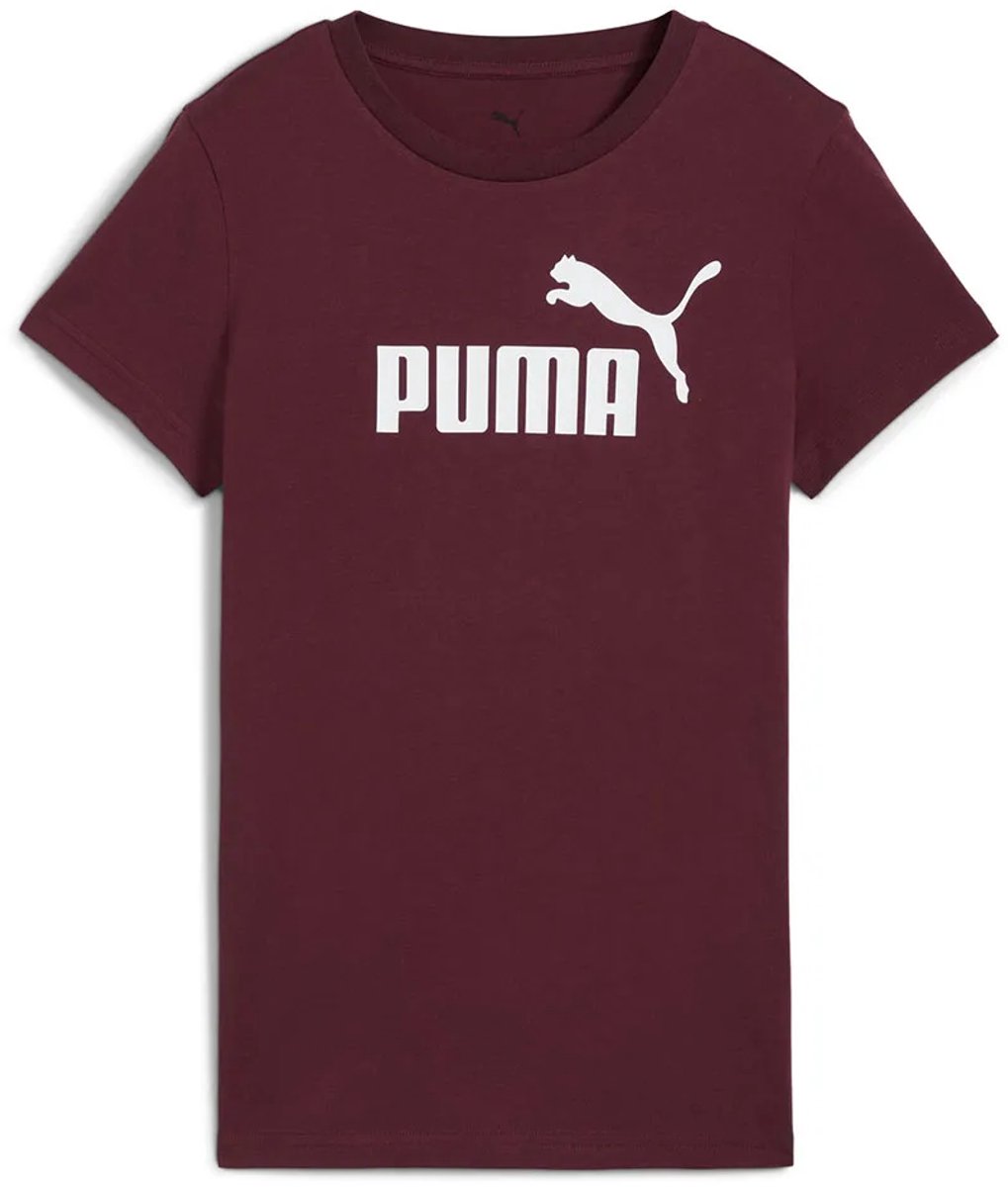 Puma Ess N1 Logo T-shirt Met Korte Mouwen XS Vrouw Ruby Shimmer