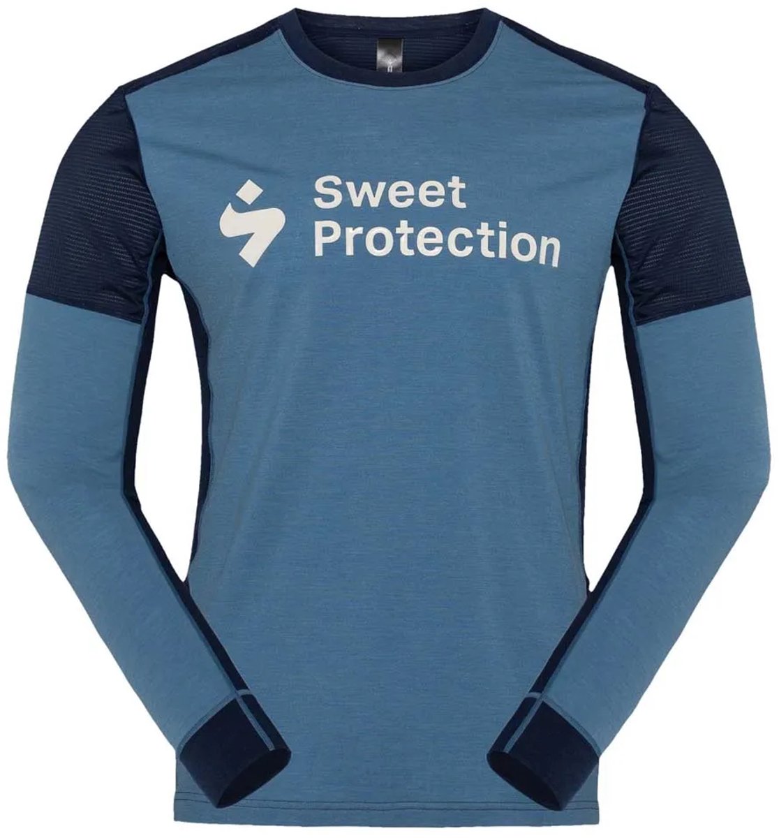 Sweet Protection Hunter Merino Hybrid T-shirt Met Lange Mouwen Man Blauw