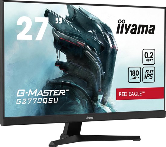 27 inch gaming monitor 180Hz IPS scherm met HDMI en DP van Merkloos — afbeelding 2
