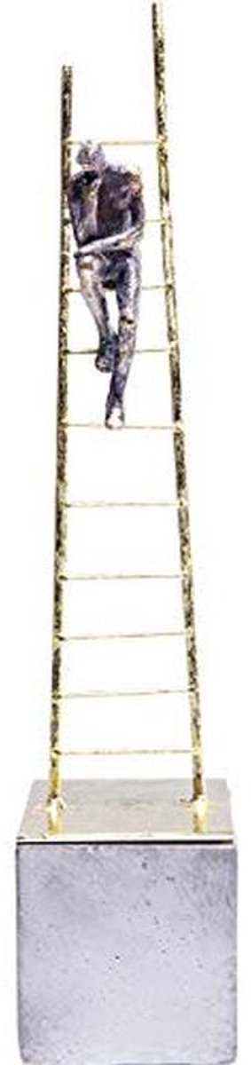 Decoratief Object Climbing Man van Staal