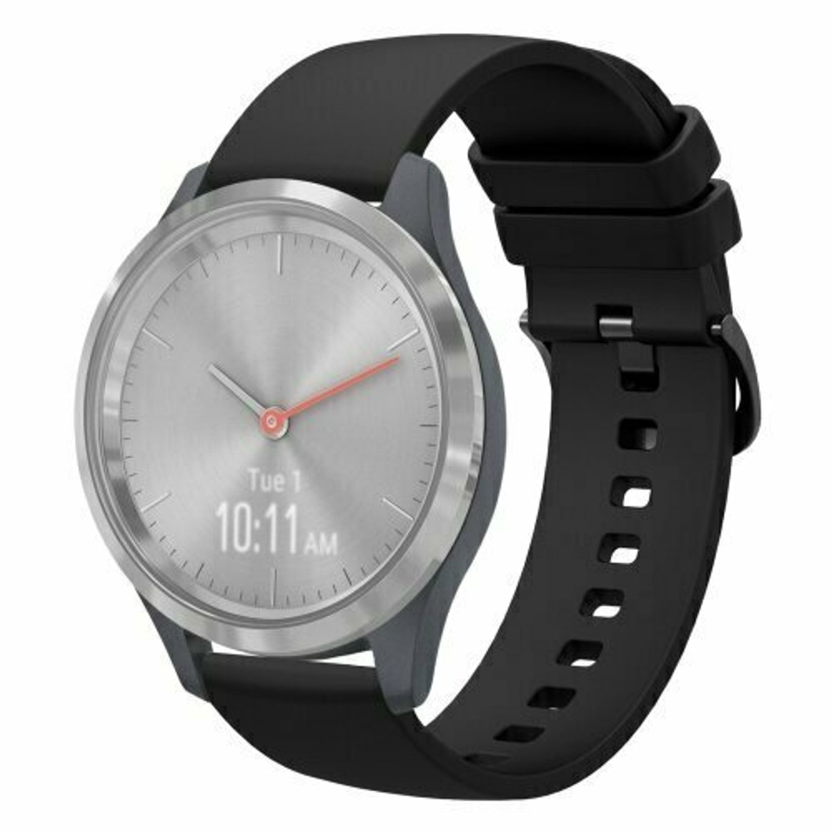 By Qubix - Soft siliconen bandje - Zwart - geschikt voor Huawei Watch 5 - 42mm