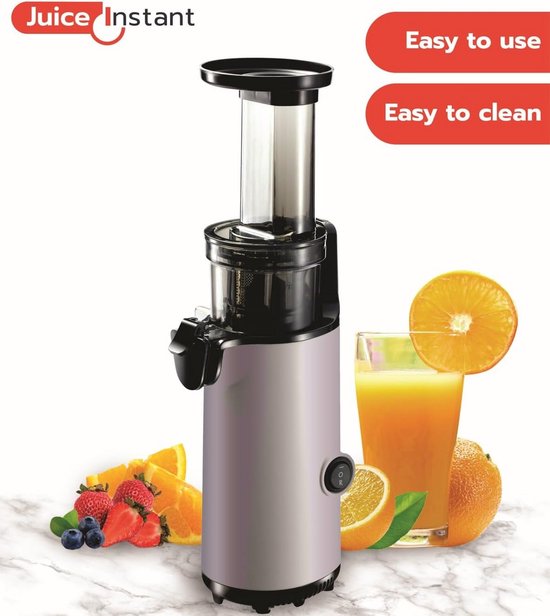 Stille sapcentrifuge voor langzaam koud persen met mixfunctie voor groenten en fruit — afbeelding 5