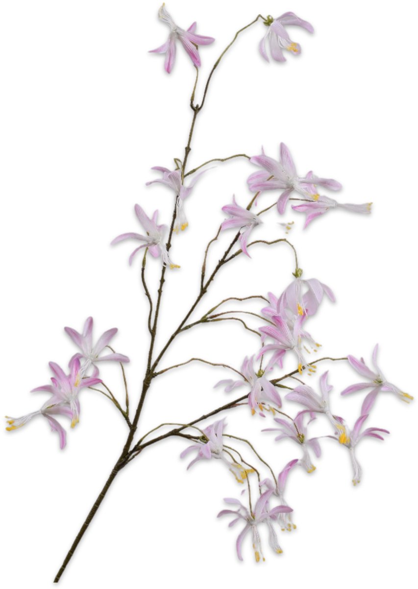 Silk-ka Kunstbloem - roze - H99 cm