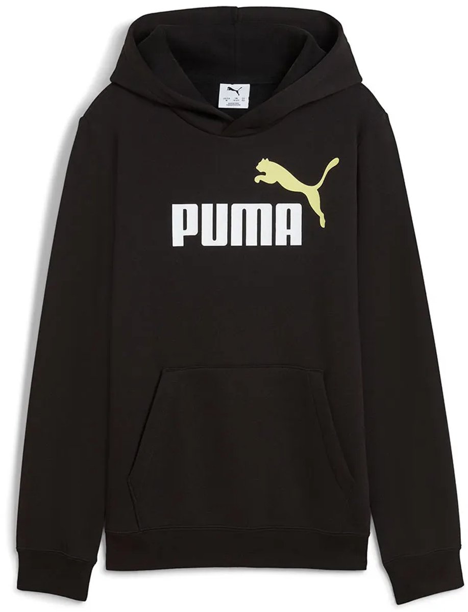 Puma Ess 2 Color Nº 1 Logo Hoodie 9-10 Years Jongens Meisjes Zwart