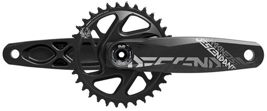 Truvativ Descendant All Dh Dub83 Crankstel Zwart 165 mm / 34t — afbeelding 2