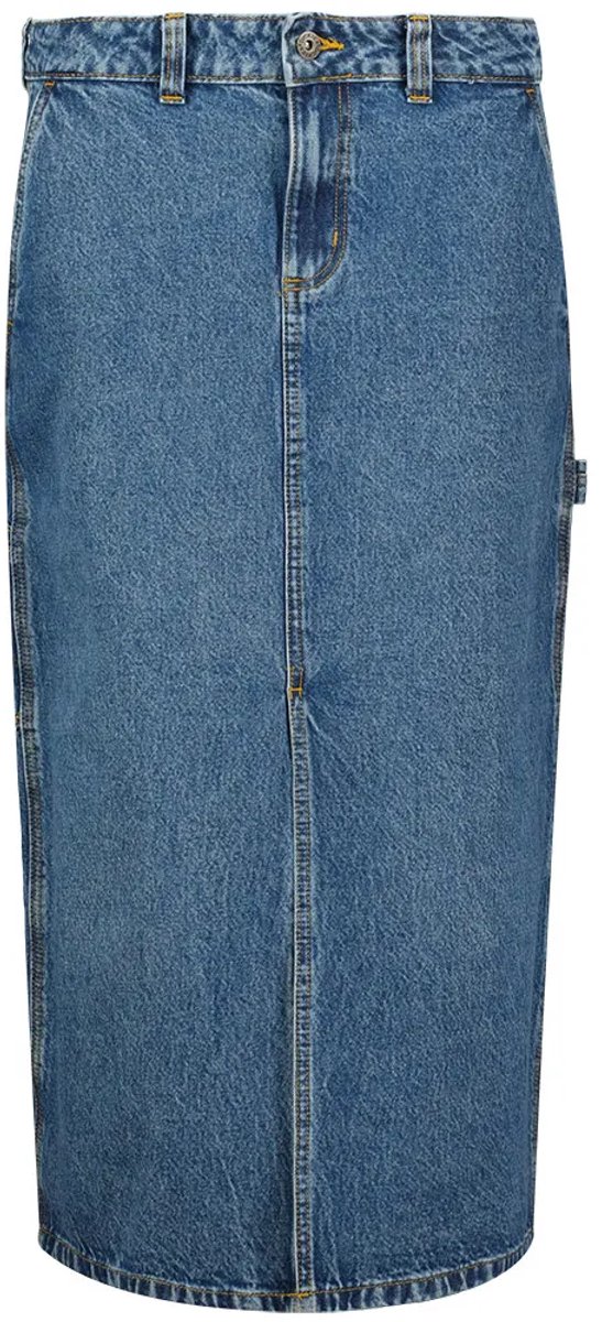 Dickies Long Carpenter Spijkerrok S Vrouw Blauw