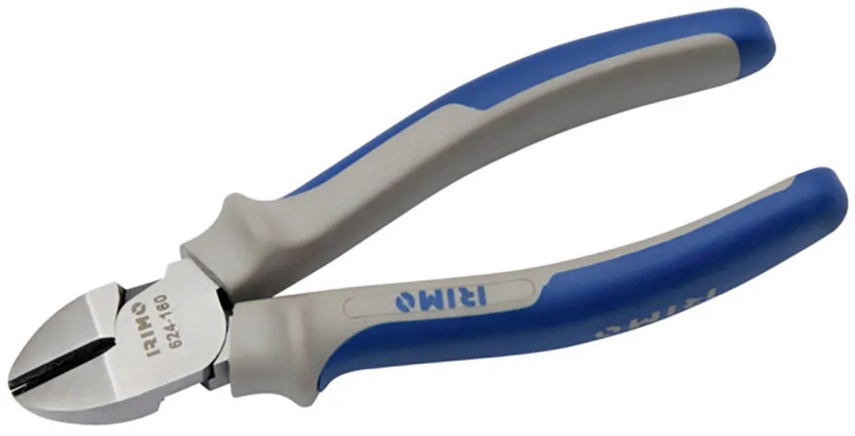 Irimo Kniptang Met Bimateriaal Handvat 142 Mm Zilver