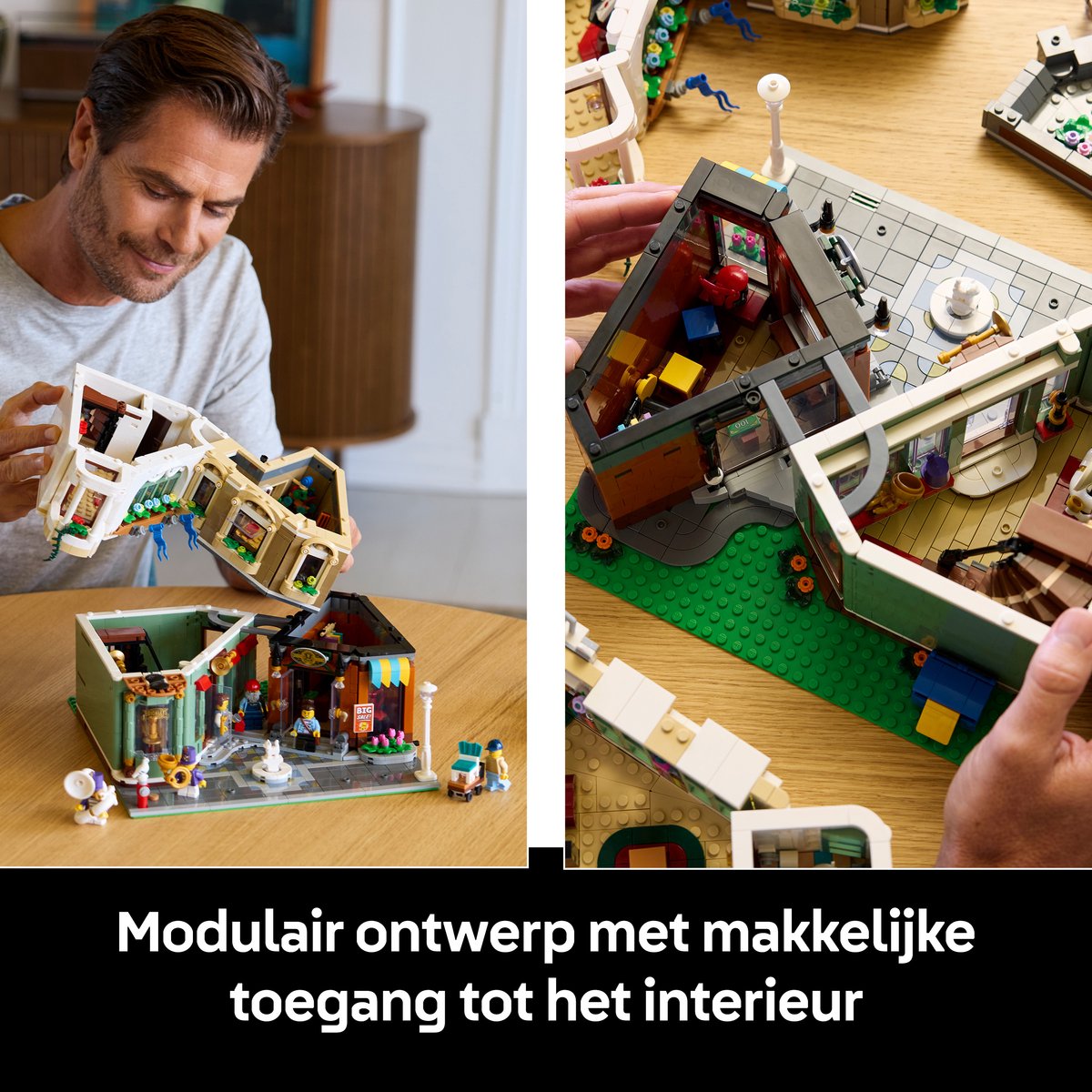 LEGO Icons - Winkelstraat Bouwpakket voor Volwassenen met Gebouw - 11371 – foto 7