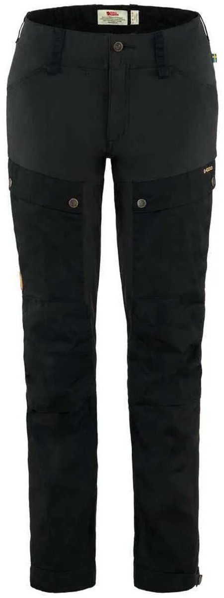 Fjällräven Keb Curved Broek Zwart 36 / Regular Vrouw