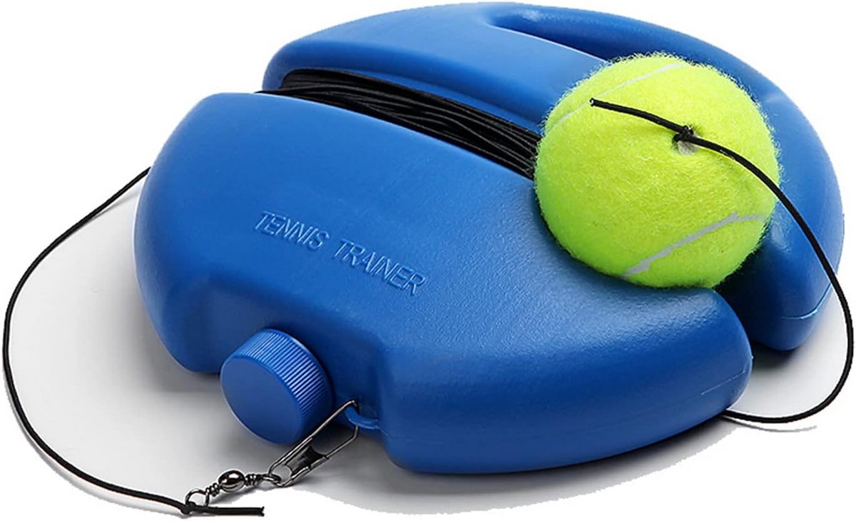 Tennistrainer voor Beginners en Gevorderden - Elastische Tennisrebound Set voor Solo Training