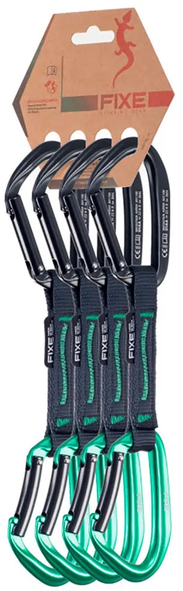 Fixe Climbing Gear Puput Quickdraw 4 Eenheden Zilver 18 cm