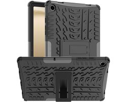 Coverup Tablethoes geschikt voor Samsung Galaxy Tab A11 Plus / Tab A9 Plus Hoesje - Rugged Kickstand Back Cover - Zwart