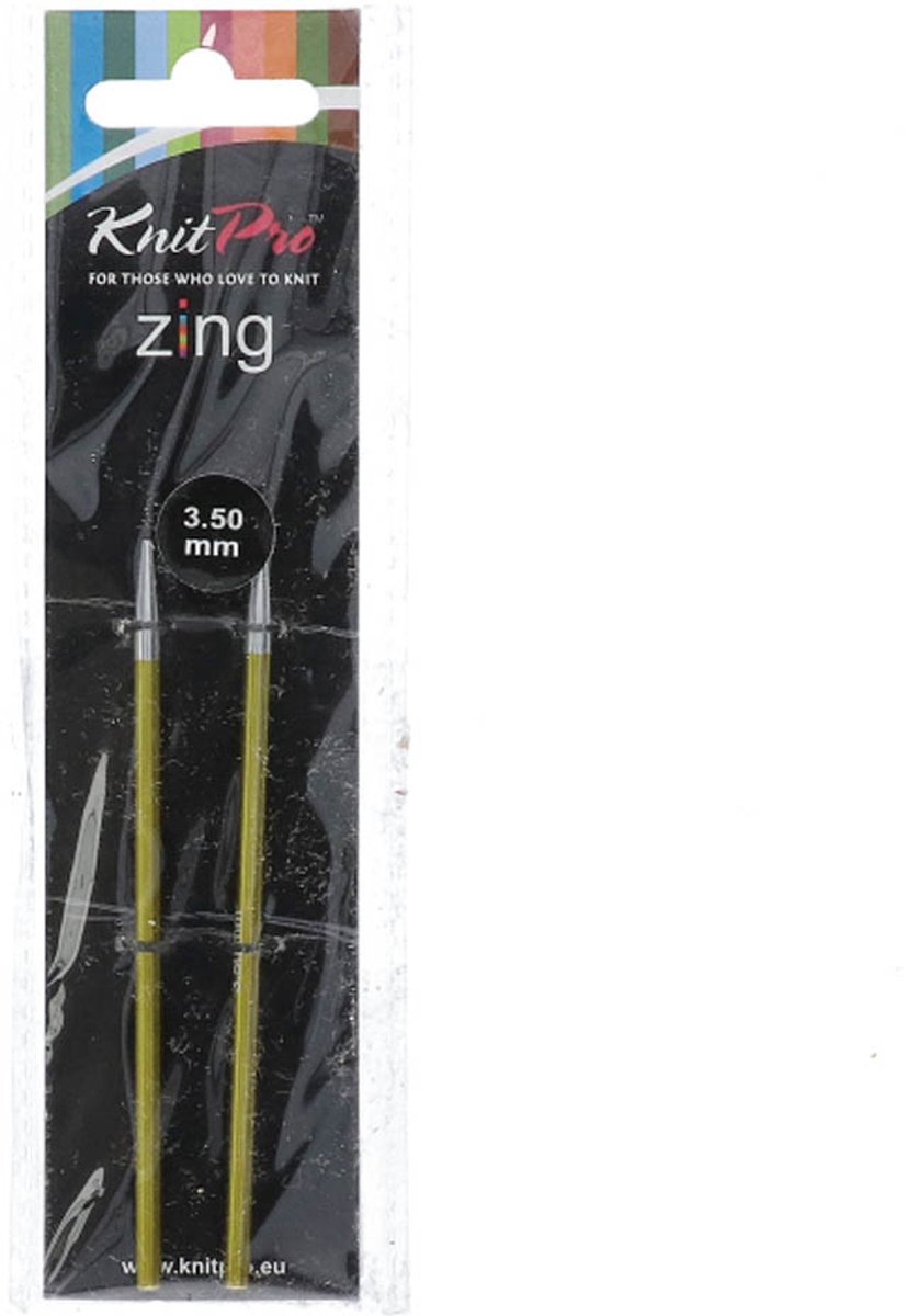 KnitPro Zing Special verwisselbare breipunten 10cm 3.00mm - 8.00mm