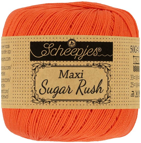 Scheepjes Maxi Sugar Rush 189 Royal Orange