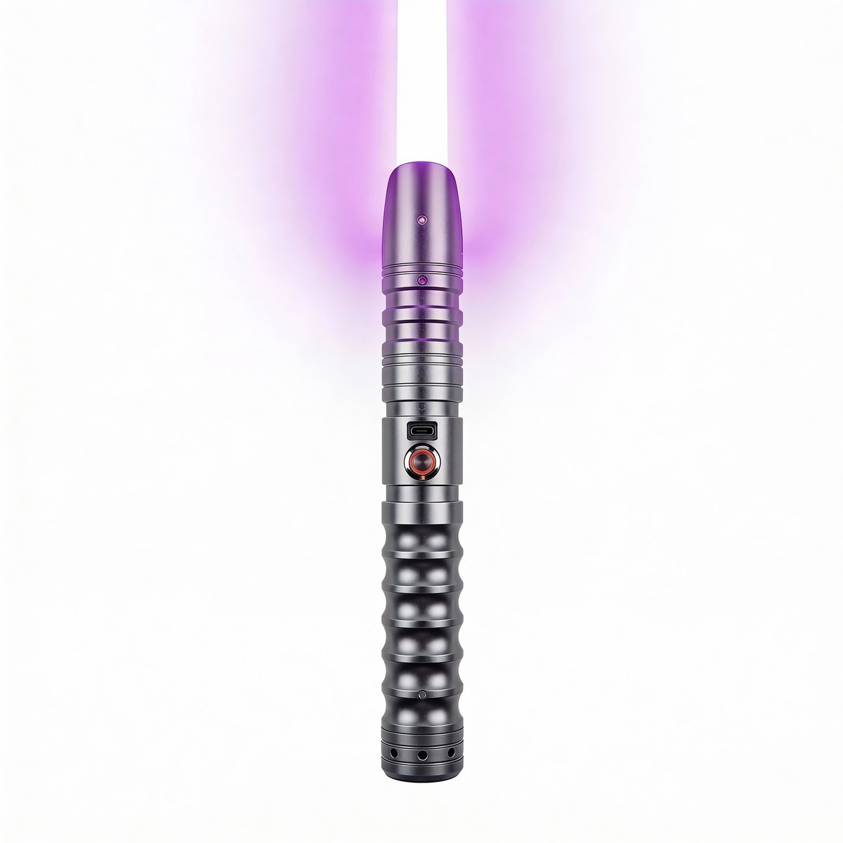 JAXY XRGB3.0 Lightsaber - "Prime" - Aluminium Lichtzwaard met App & Bluetooth - Heavy Dueling & Smooth Swing - 12W - Grijs
