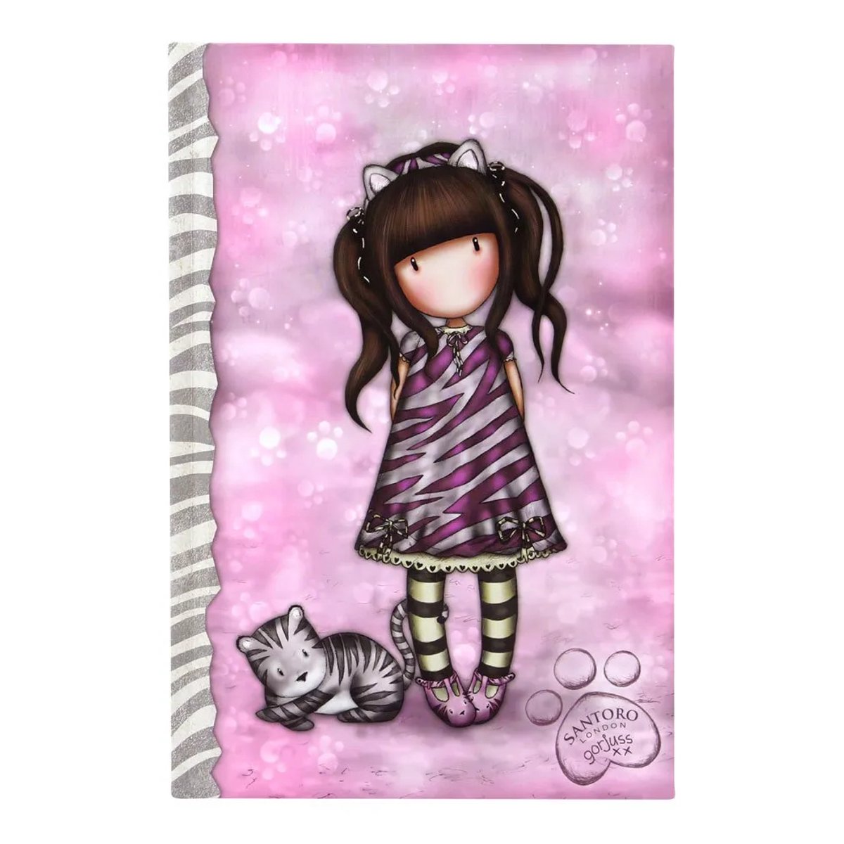 Santoro London Casebound Journal Gorjuss™ Ruby Wild Dagboek Roze