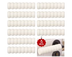 Deurgreepbeschermers - 10 stuks - 14*3,8*3,8 cm - Antibotsing - Spiraalvormige kinderbeschermers tegen botsingen - Deurgreepkussens - Zachte en veerkrachtige beschermhoezen - Geschikt voor schoollokalen