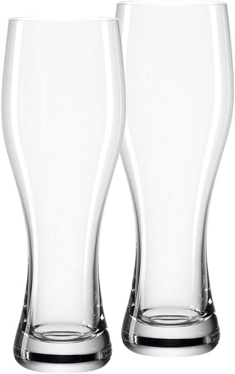 Weizenbierglas Set van 2 - Perfect voor Genieten van Weizenbier - 0,33L