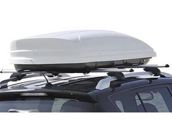 Dakkoffer 460 Liter - Afsluitbaar, Wit, Perfect voor Auto