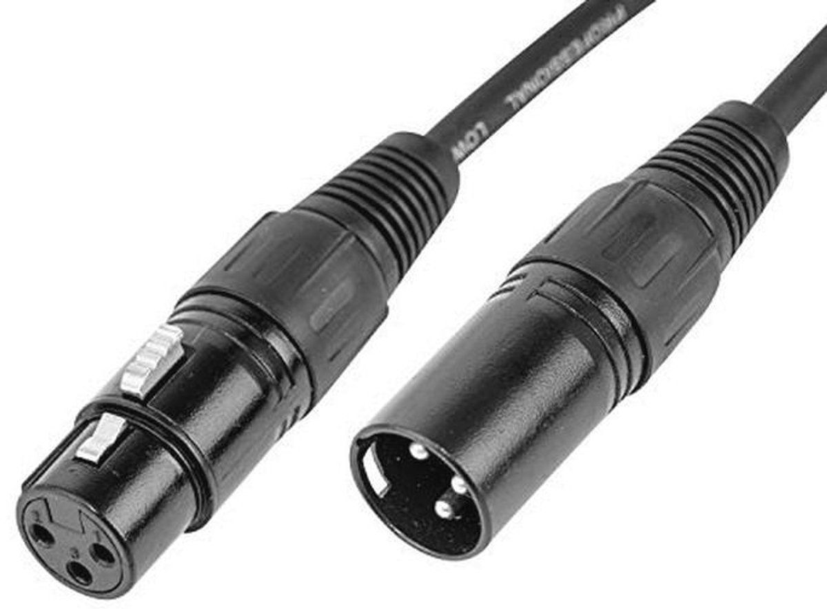 Microfoonkabel XLR 1 m Mannelijk/Vrouwelijk